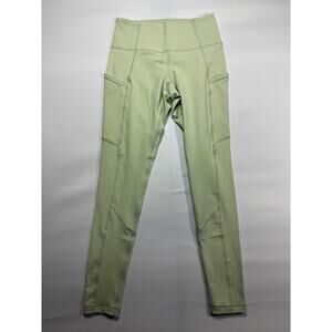5.11 Tactical Women's Light Green Yoga Pants Leggings w/Pockets - Size S Petite